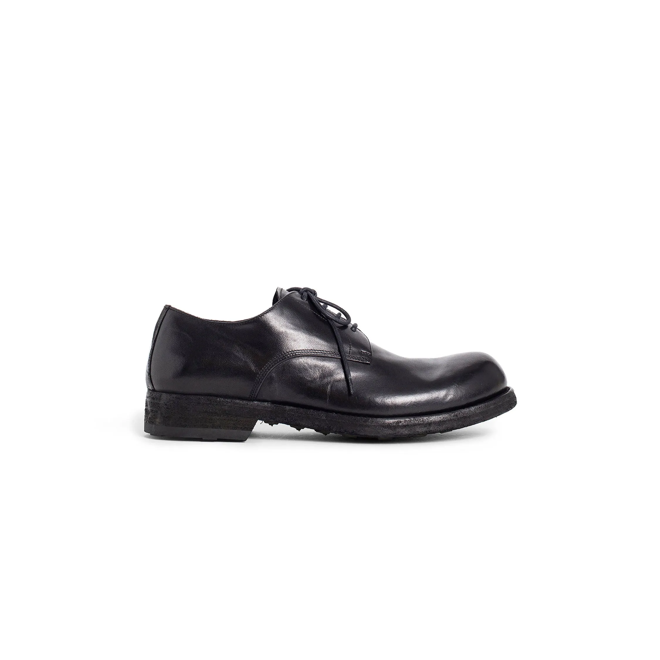 OFFICINE CREATIVE MAN BLACK LOAFERS & FLATS