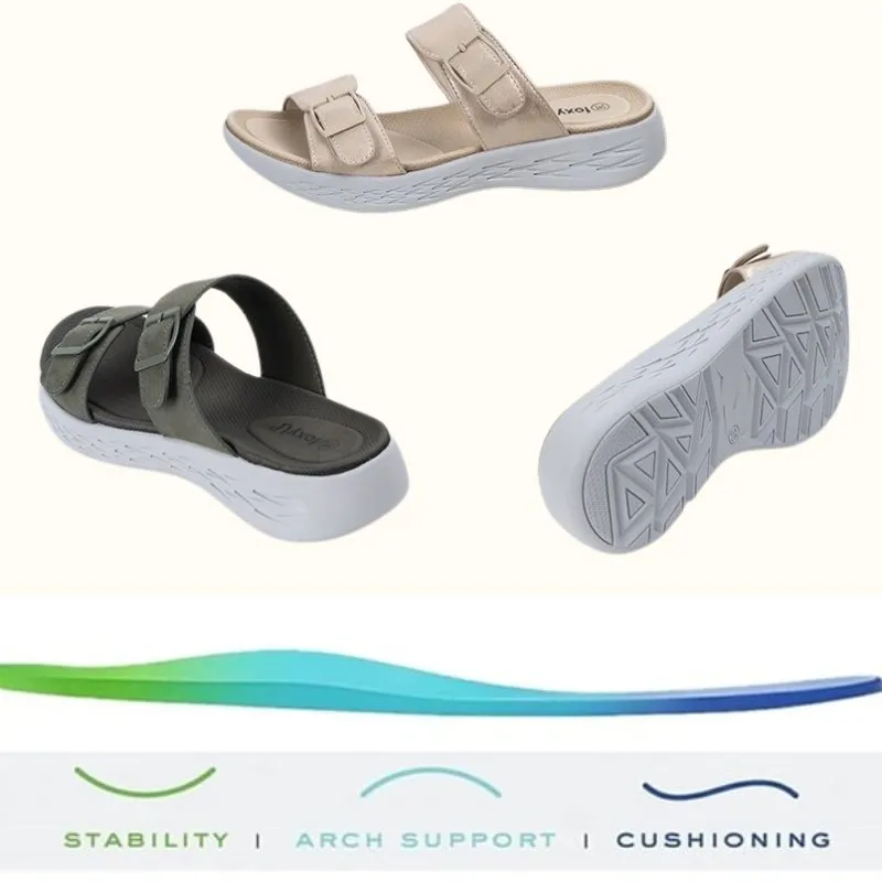 Orthopedic Thick Sole Flip Flops for Women