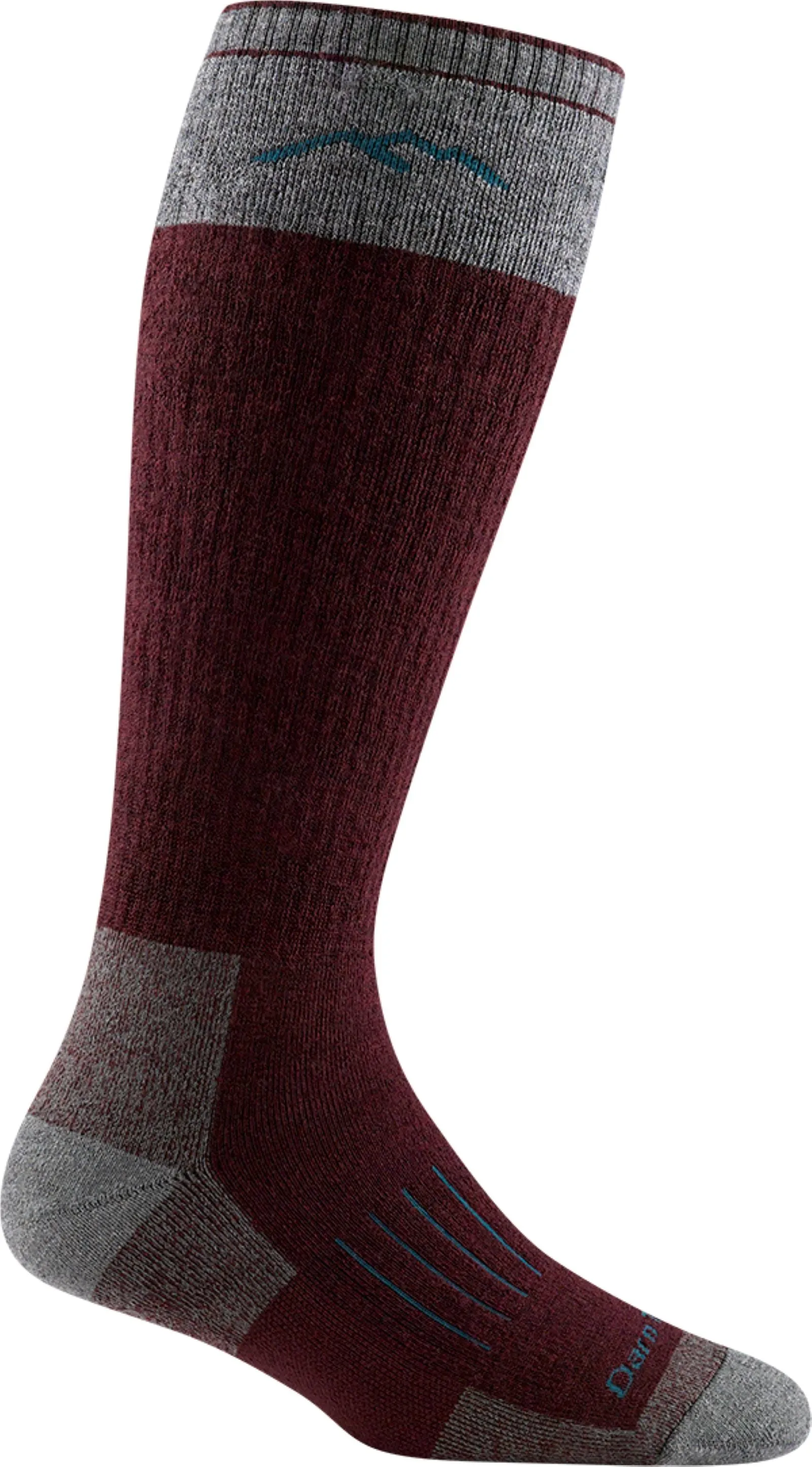 Over-The-Calf Heavyweight Full Cushion Hunting Sock Women's Burgundy