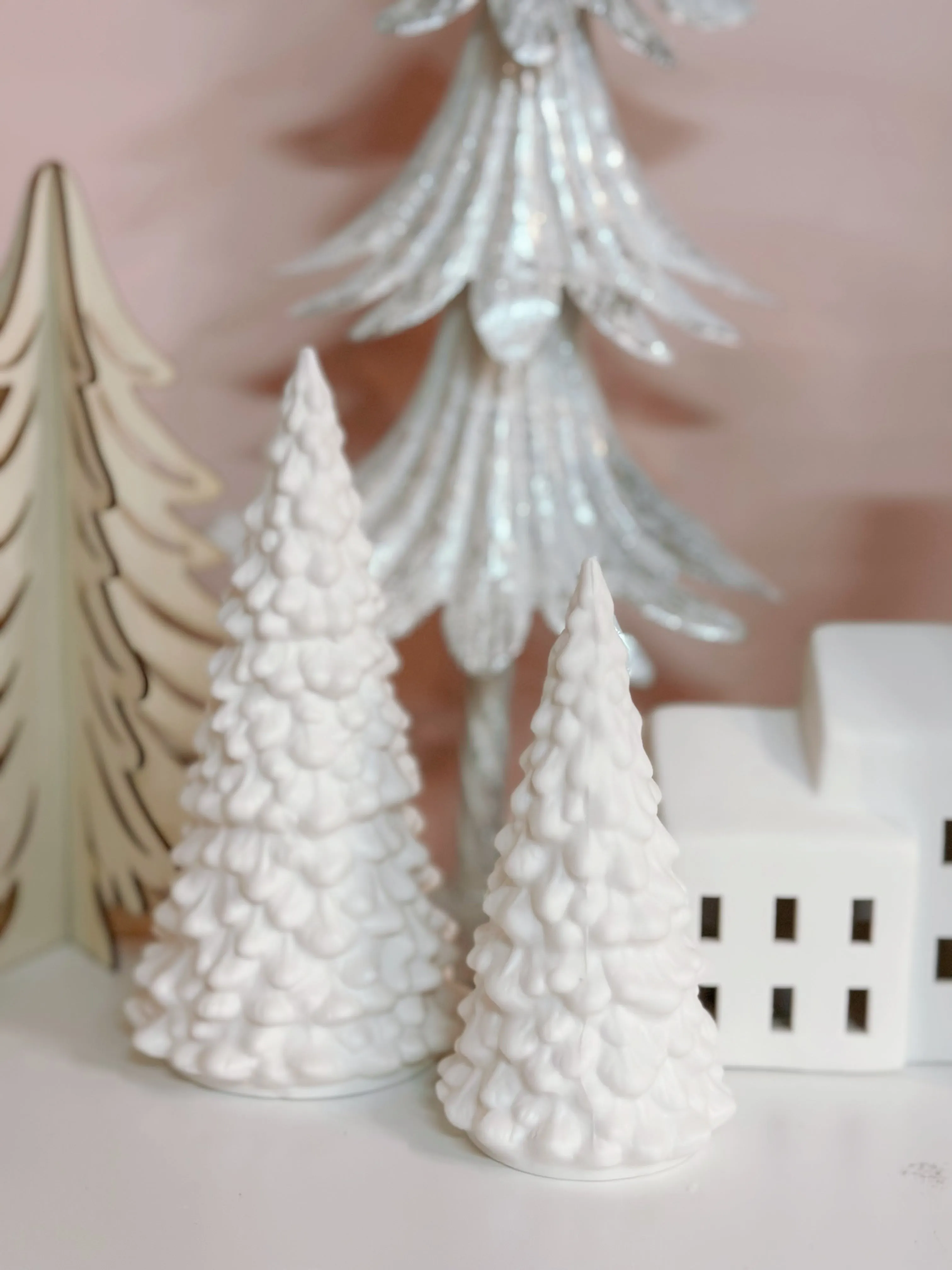 PRE-ORDER (3-6 Dec): Snow-Crested Lumina Porcelain Tree (2 sizes)