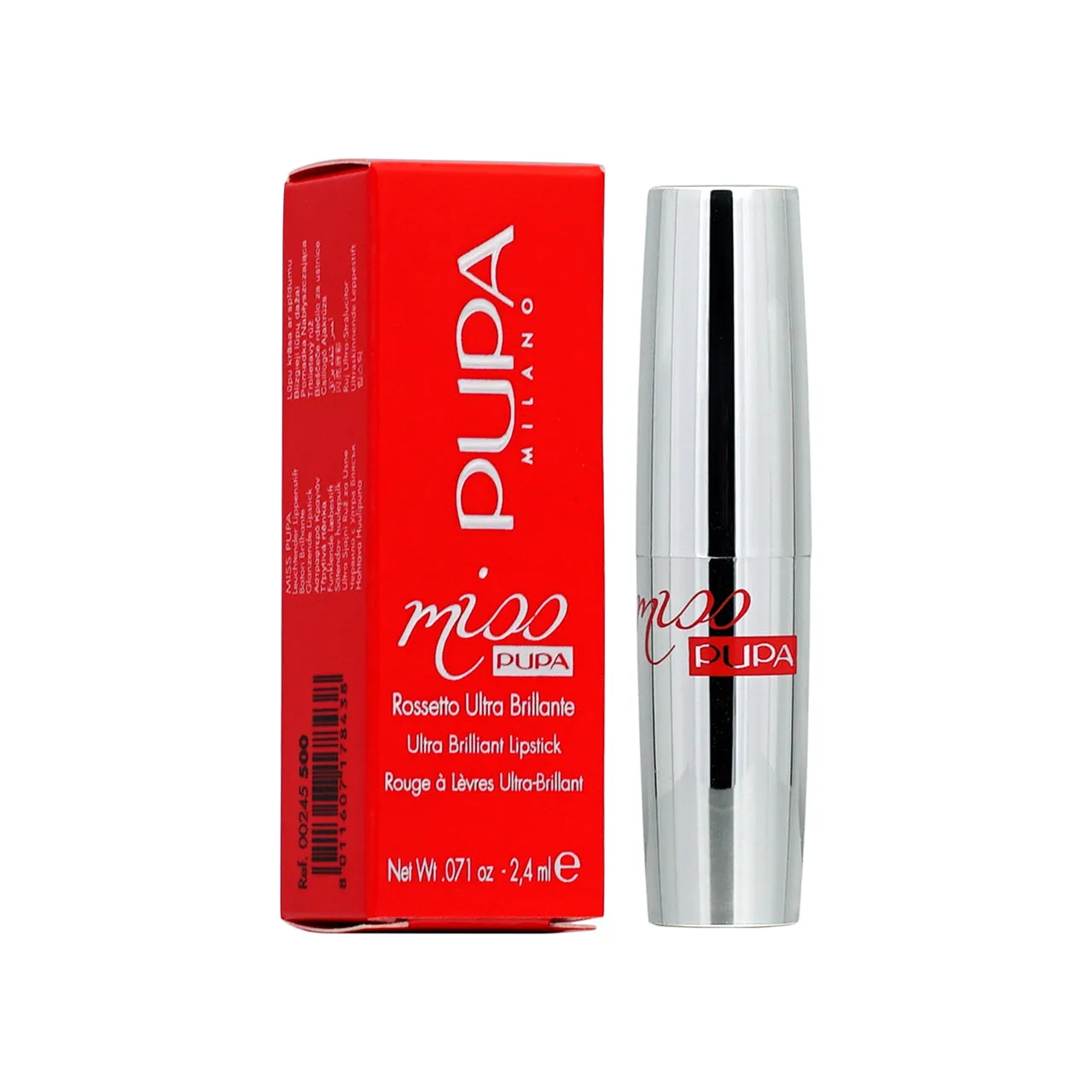 Pupa Miss Pupa Lipstick #500 Love Pearly Red 2.4ml