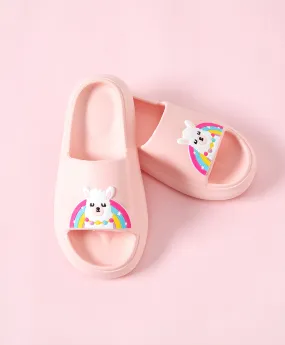 Rainbow Llama Thick Sole Anti-Slip Home Slippers