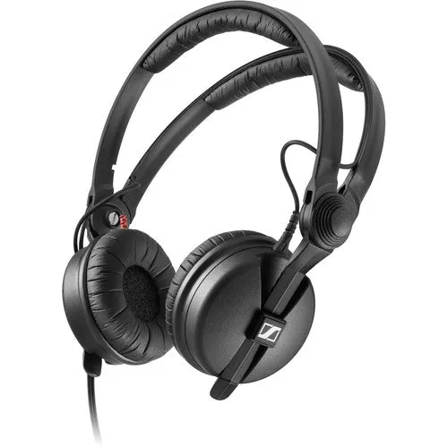 Sennheiser HD 25 PLUS On-ear closed back Monitor DJ Headphones with Slappa HardBody PRO Headphone Case