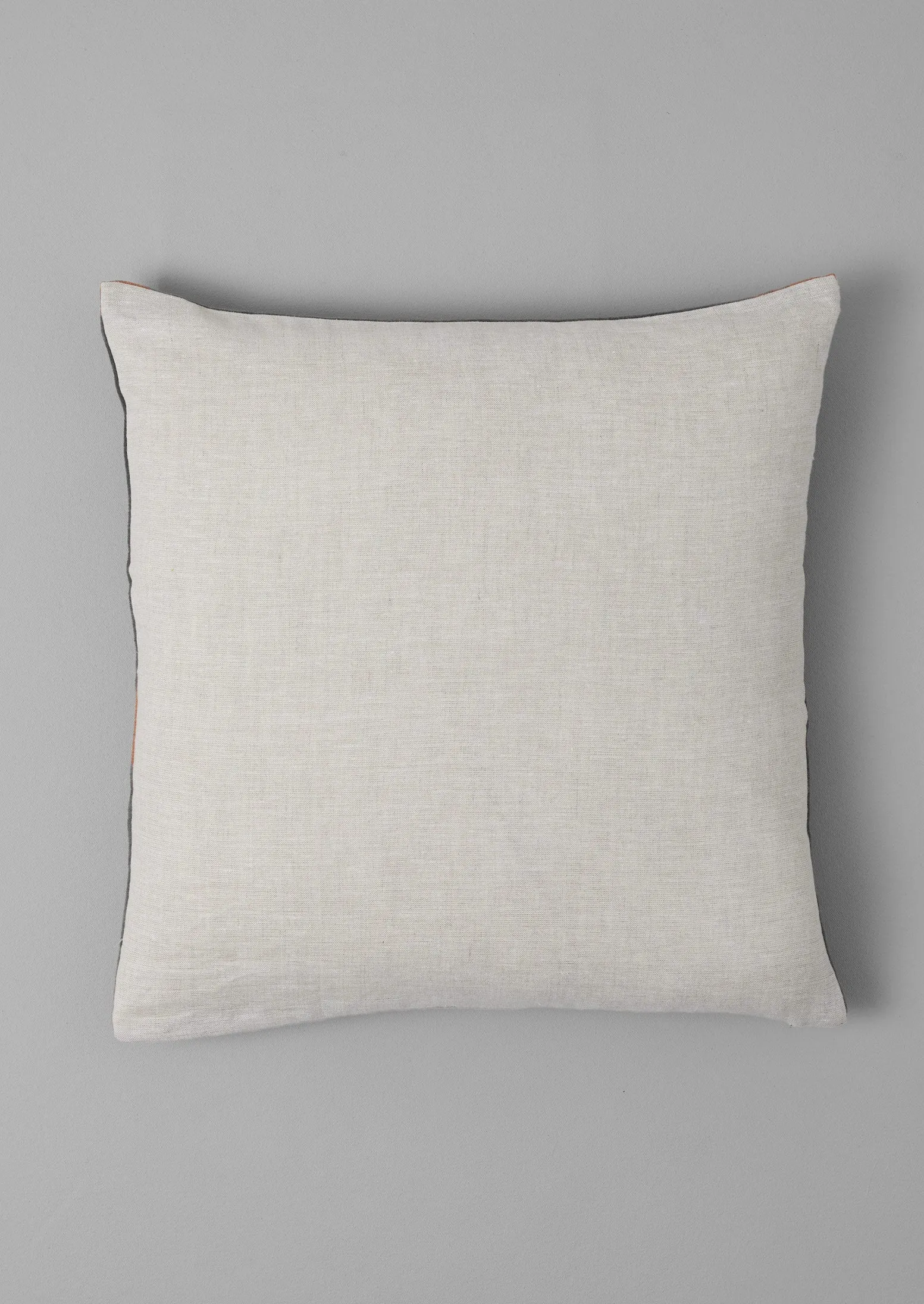 Square Velvet Pillow Cover | Soft Ginger/Natural