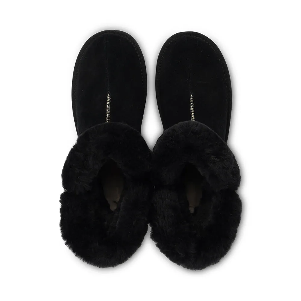 Sula - Shearling high slippers