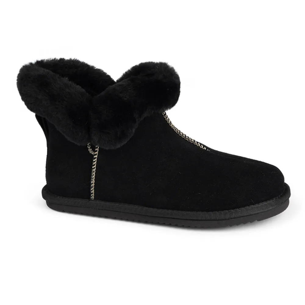 Sula - Shearling high slippers