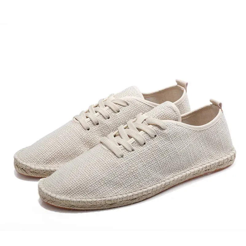 Summer Linen Breathable Casual Flats Shoes women Espadrilles Loafers Fashion Women Canvas Shoes Casual Fisherman Driving Footwear