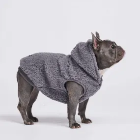 Teddy Sherpa Dog Jacket - Grey