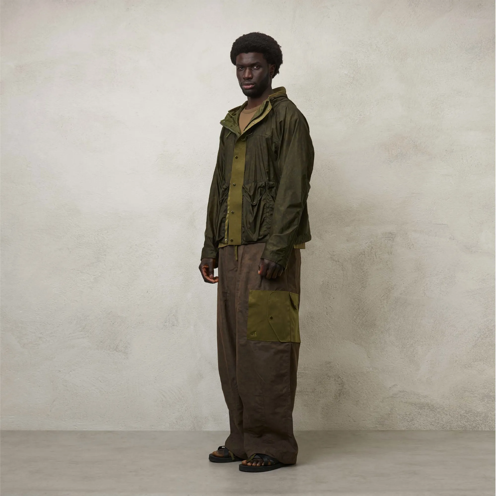 Ten c x Awake Skye Ten Anorak Olive green