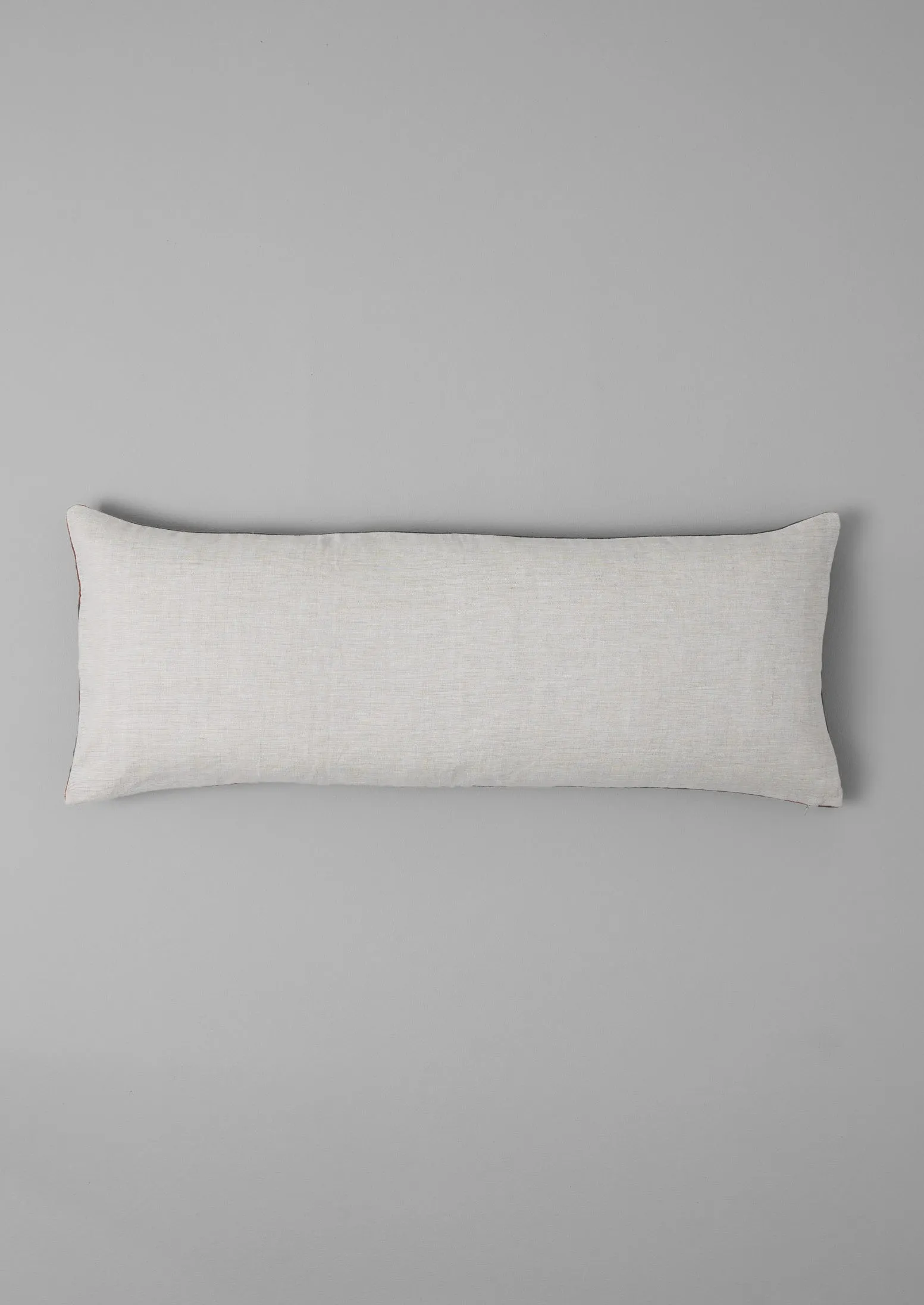 Velvet Bolster Pillow | Soft Ginger/Natural