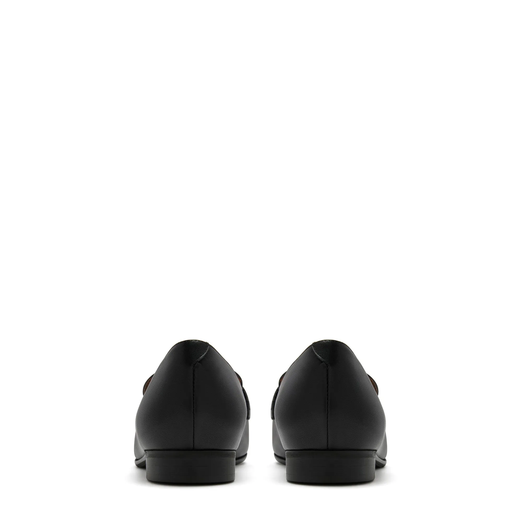 Vendôme Fleur black calfskin leather loafers