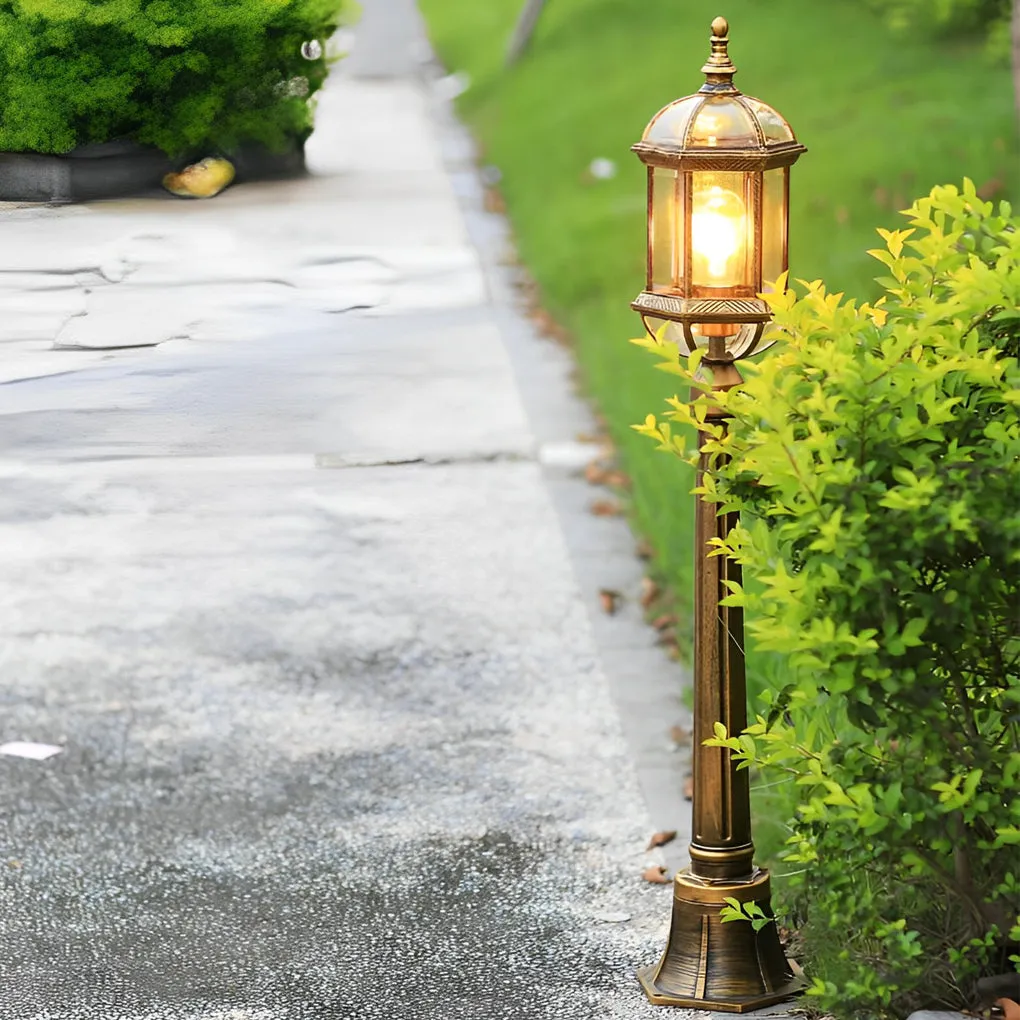 Waterproof LED Retro Golden European-style Lawn Lights Pathway Lights