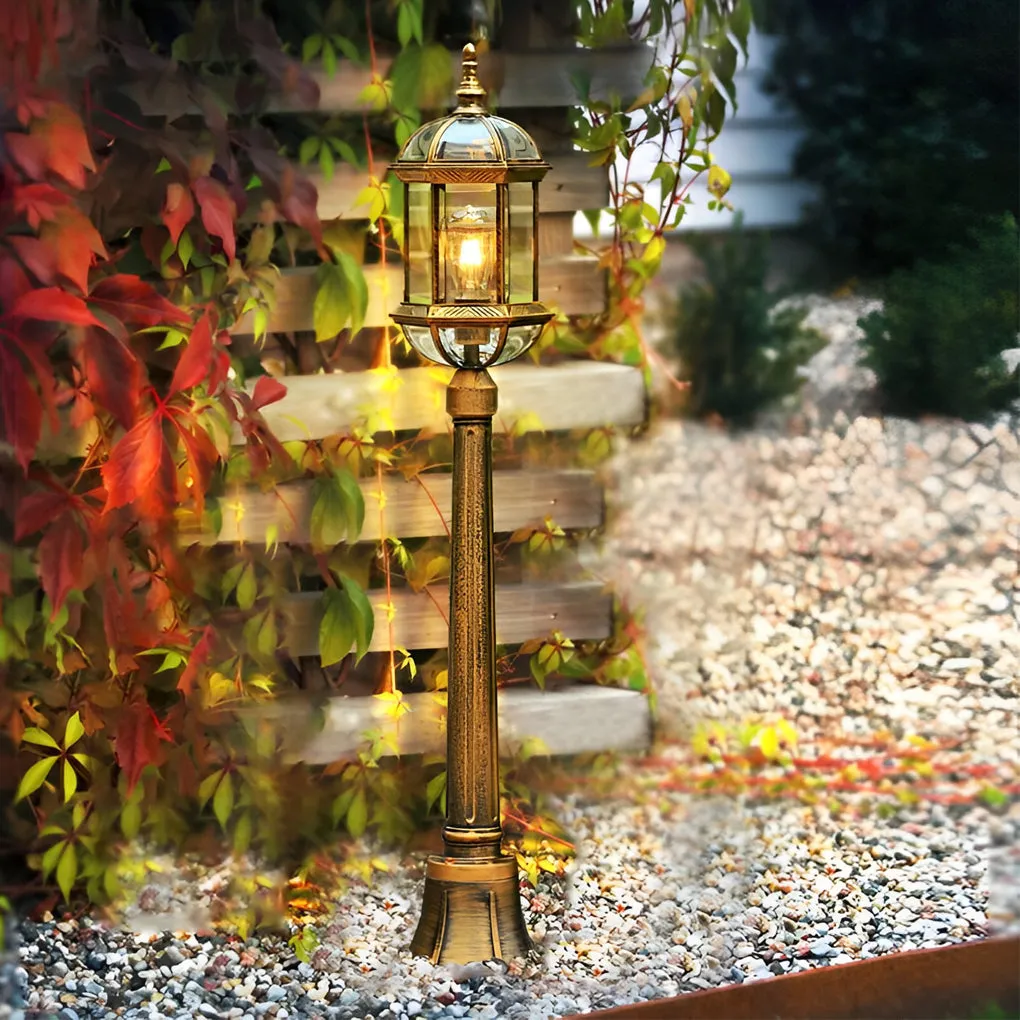 Waterproof LED Retro Golden European-style Lawn Lights Pathway Lights