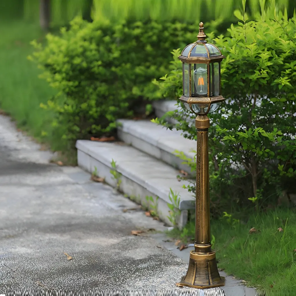 Waterproof LED Retro Golden European-style Lawn Lights Pathway Lights