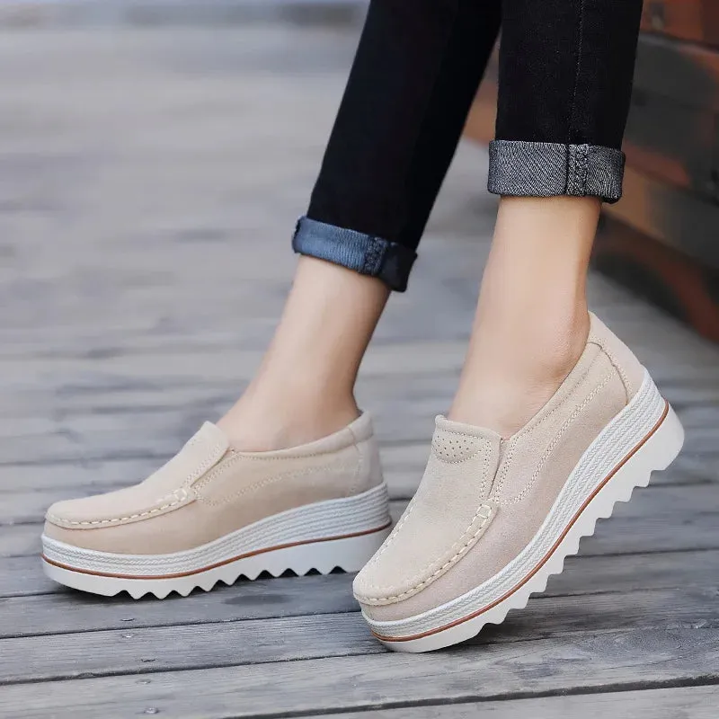 Women Casual Shoes Loafers  New Round Toe Solid Female Sneakers Breathable Women Shoes Flats Plus Size Zapatos De Mujer yyy78