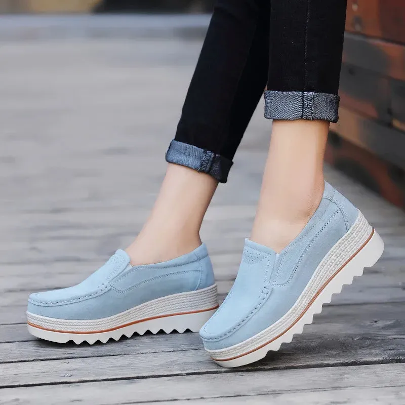 Women Casual Shoes Loafers  New Round Toe Solid Female Sneakers Breathable Women Shoes Flats Plus Size Zapatos De Mujer yyy78