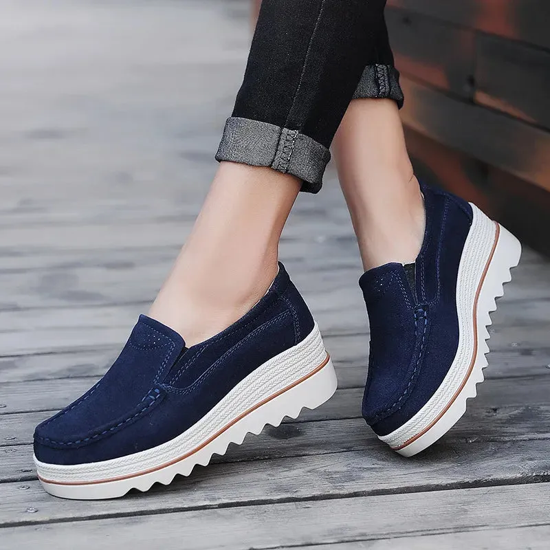 Women Casual Shoes Loafers  New Round Toe Solid Female Sneakers Breathable Women Shoes Flats Plus Size Zapatos De Mujer yyy78