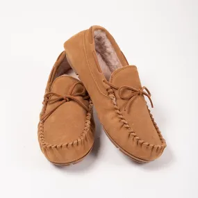 Women's Alpaca Lined Moccasin Slipper