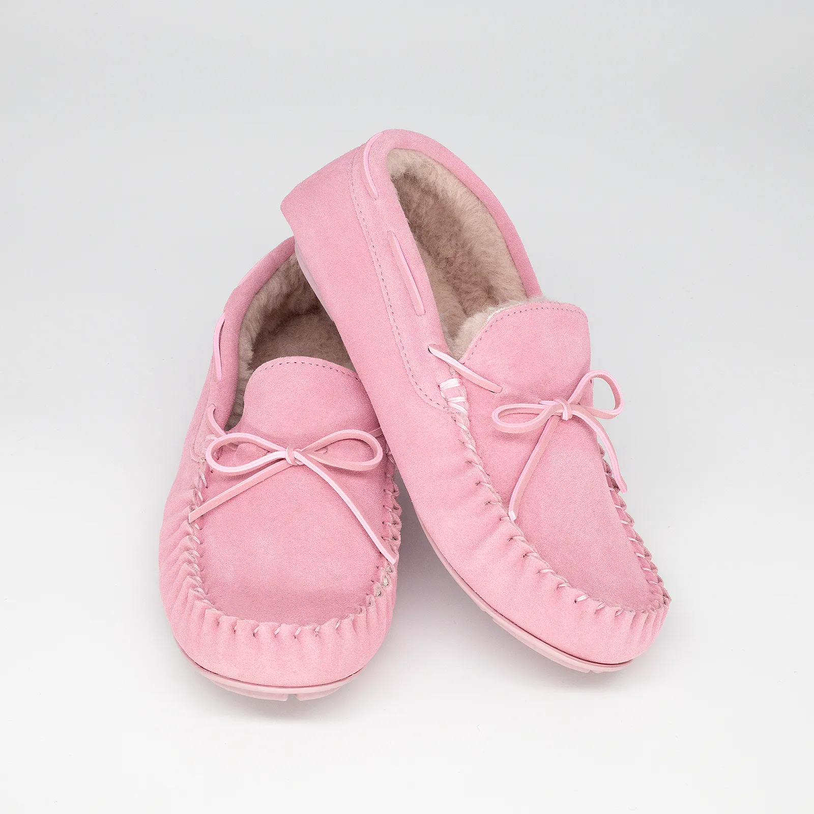 Women's Alpaca Lined Moccasin Slipper