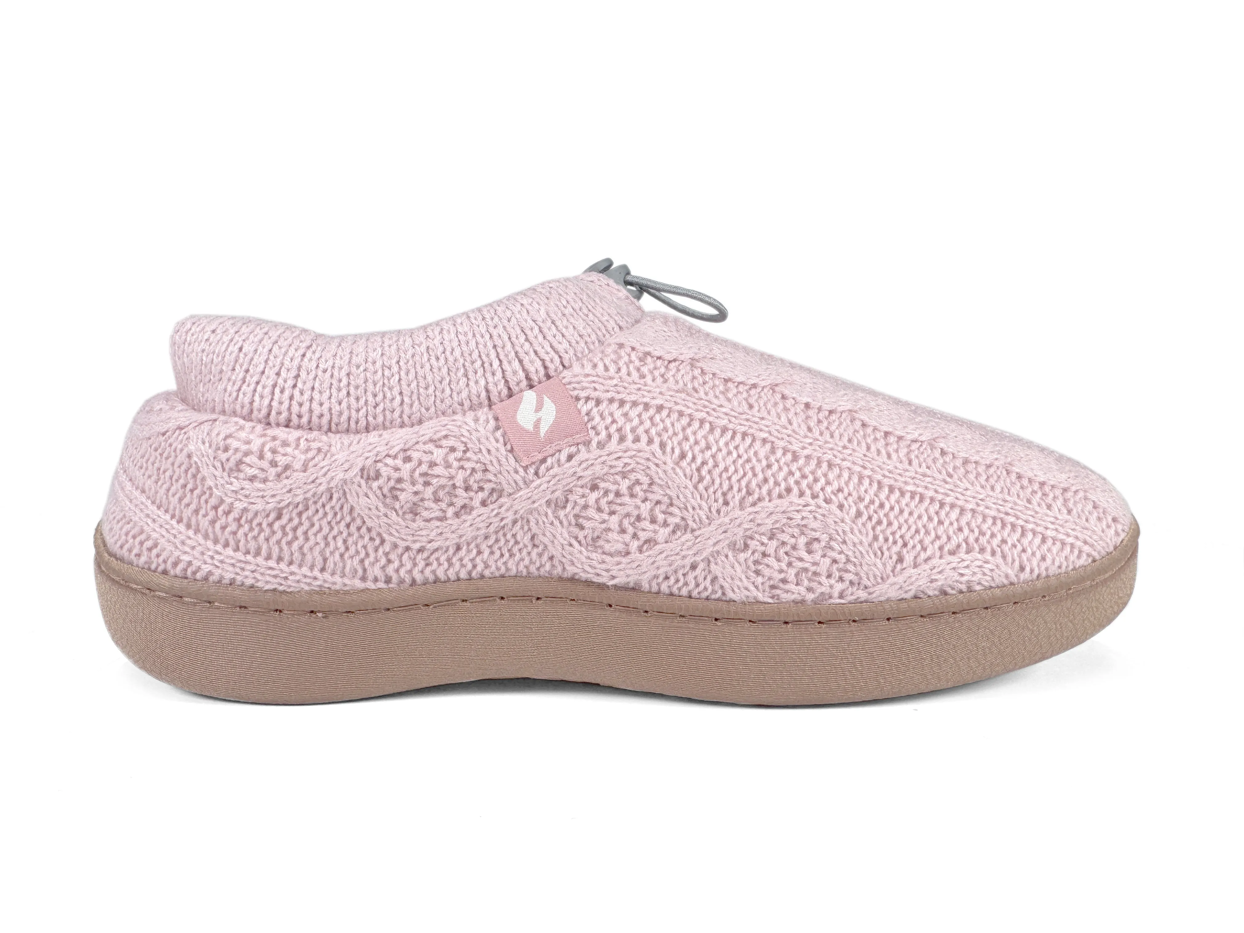 Women's Ava Cable Knit Drawstring Slippers