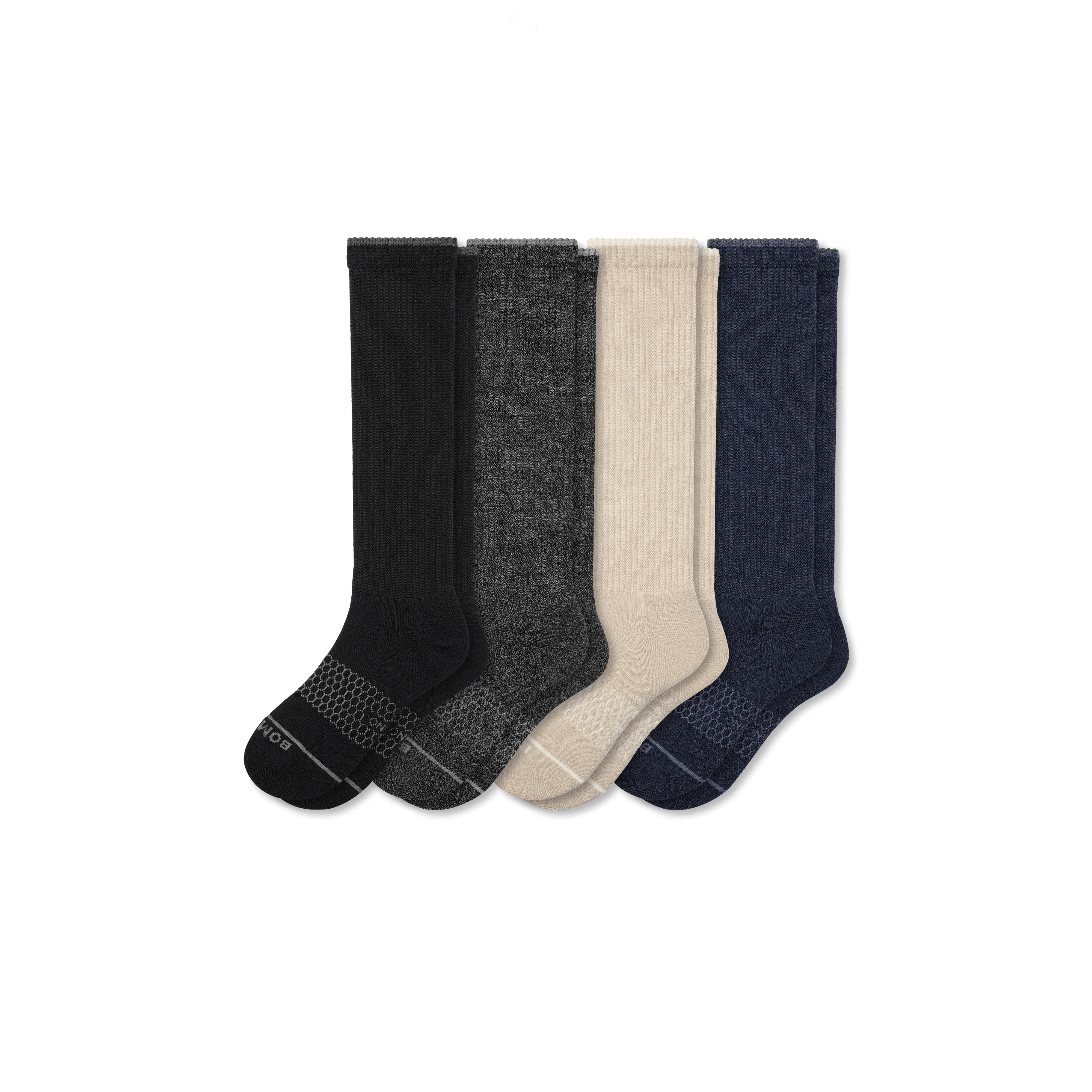 Women's Merino Wool Blend Knee-High Sock 4-Pack