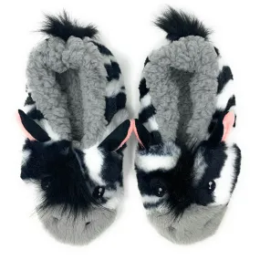 ZZ Zebra Slippers