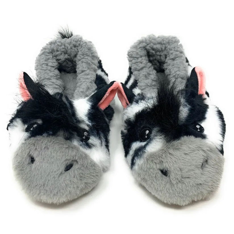 ZZ Zebra Slippers